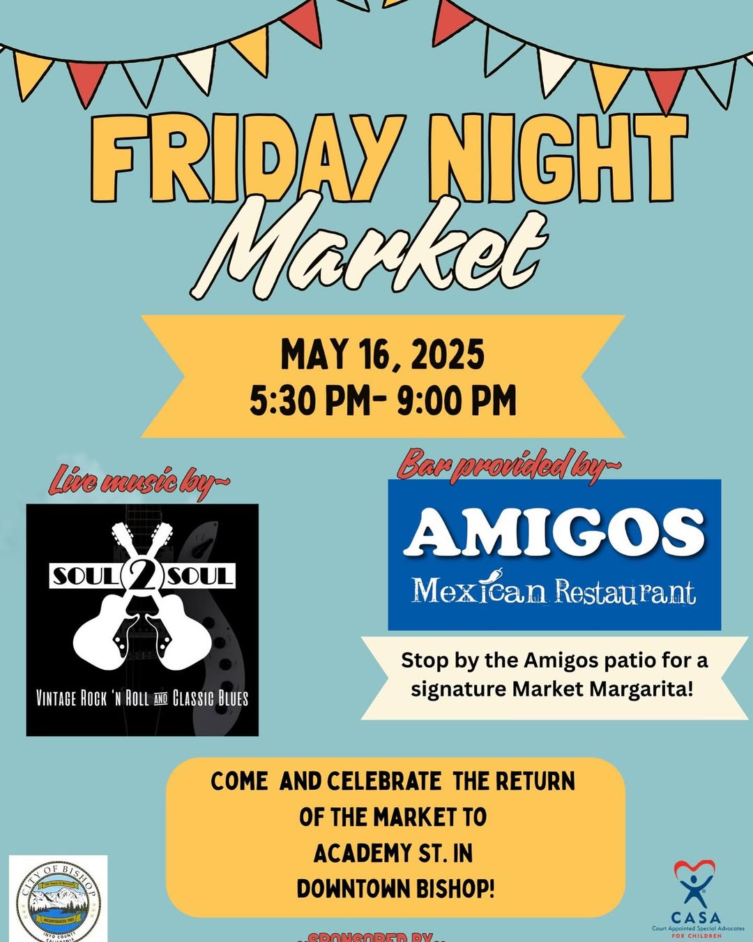 Bishop, California Farmers Market flyer