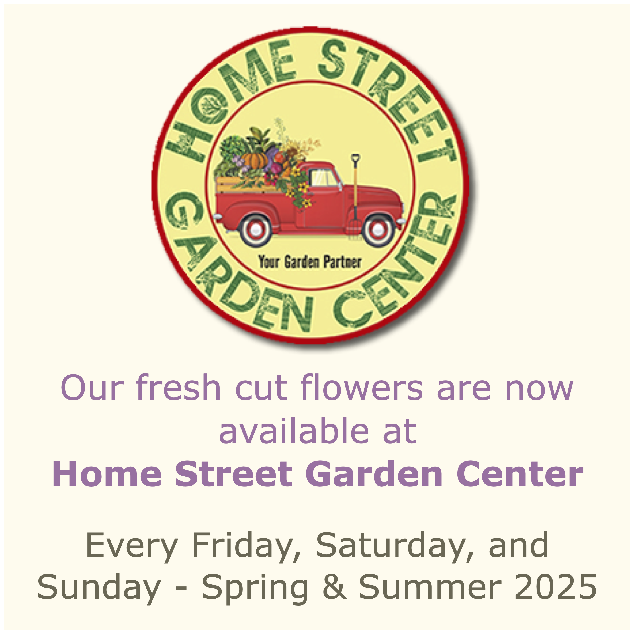Home Street Garden Logo, Bishop CA